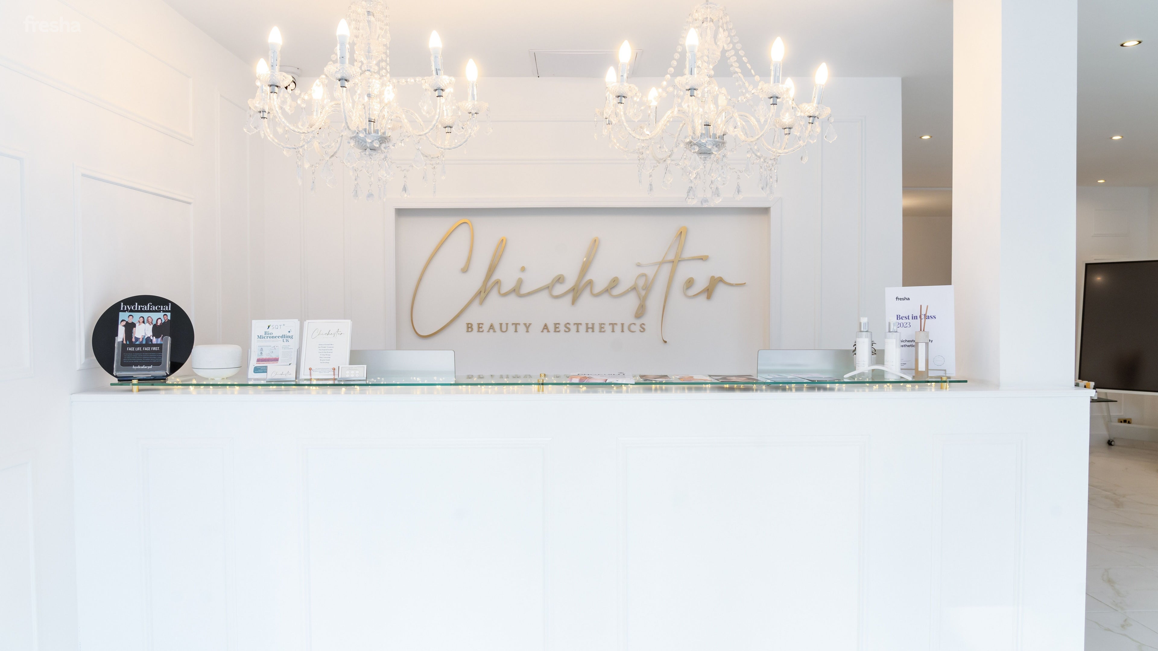 Reception at Chichester Beauty Aesthetics