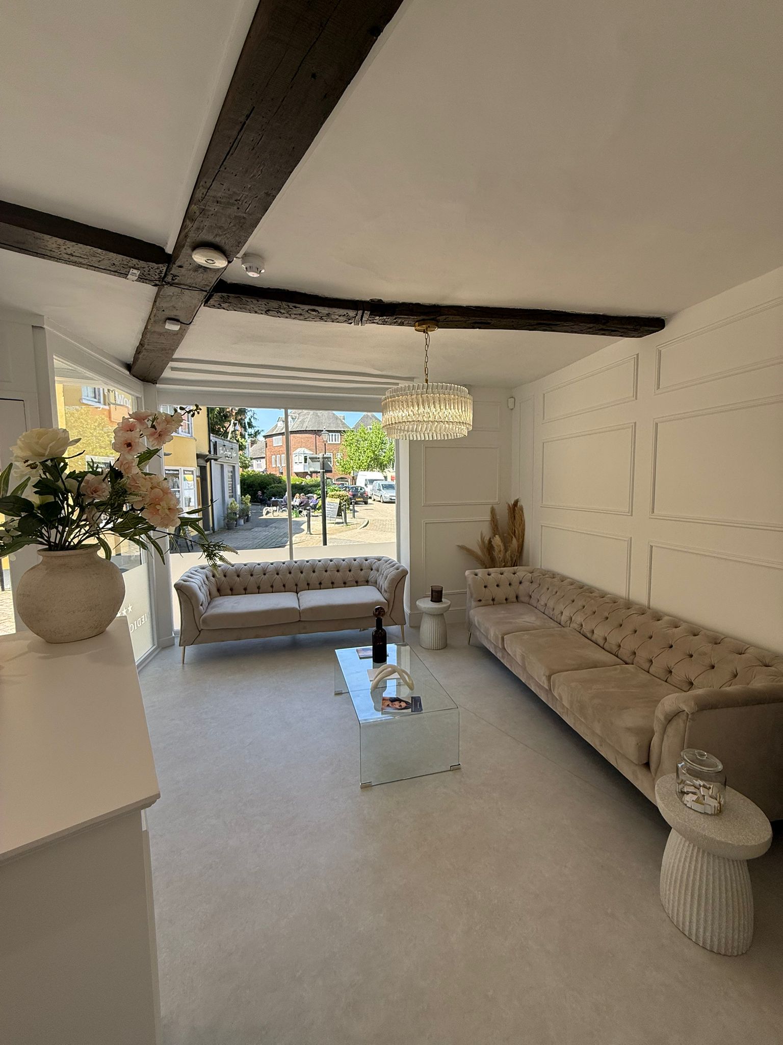 Waiting Area at Petersfield Beauty Aesthetics